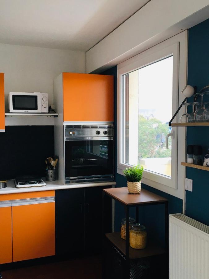 Bleu Sale - F2 Courseulles Avec Balcon Apartment Ngoại thất bức ảnh